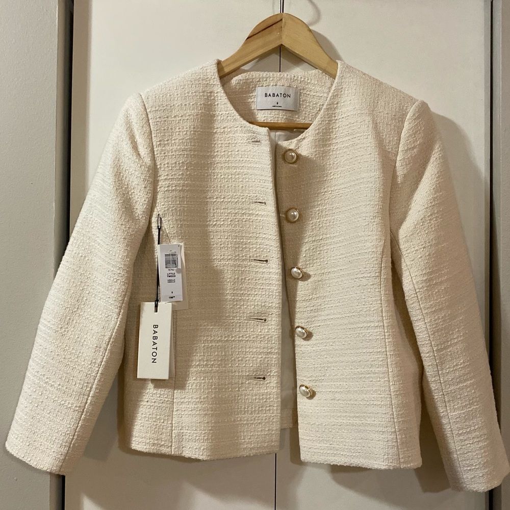 Aritzia Brand New Babaton tweed jacket